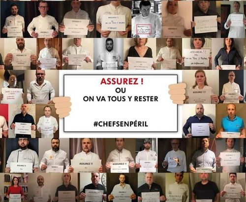 Des #chefsenperil : cri d'alarme des restaurateurs aux compagnies d'assurance
